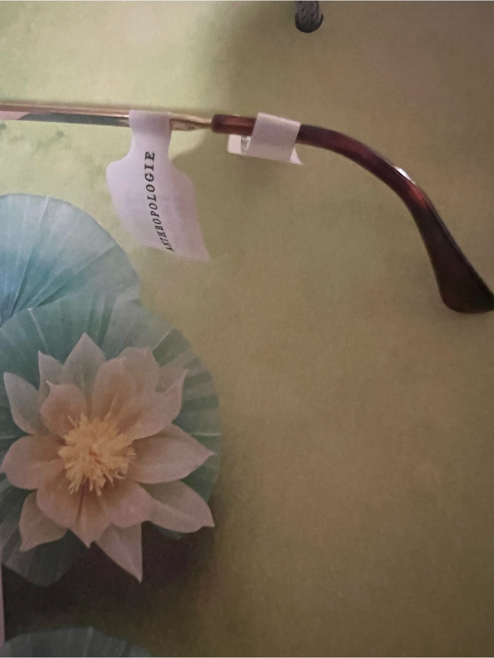 Anthropologie I-SEA Oval Rim Sunglasses - NWT - Gold - Picture 13 of 16